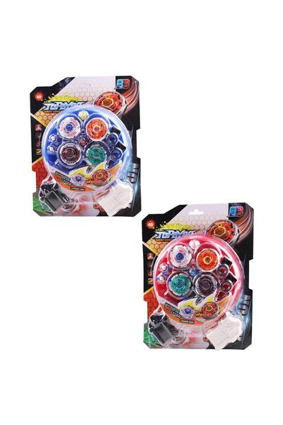 BEYBLADE 4 قمة معدنية 2 قاذفة ومجموعة الساحة