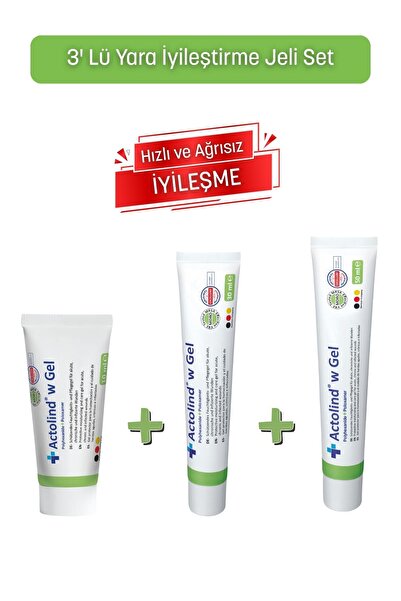 Actolind W Gel | 10 ml / 30 ml / 50 ml | Yara Bakım, İyileştirme ve Nemlendir...