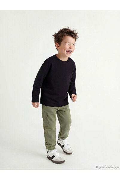 LC Waikiki Vizyon New Season Elastic Waist Boys' Jogger Sweatpants 2-Piece Set