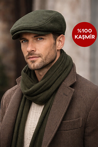 Capstories Erkek Kasket Zümrüt Yeşili Standart Beden Şapka