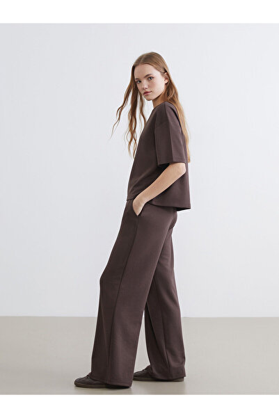 LC Waikiki Peak New Season Wide Leg Soft Touch Women's Sweatpants