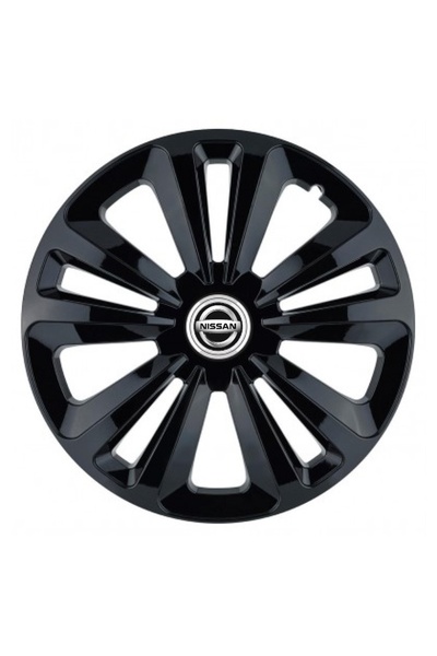 Autohelix MSA Set de 4 capace de roți Terra Black R15, pentru Nissan
