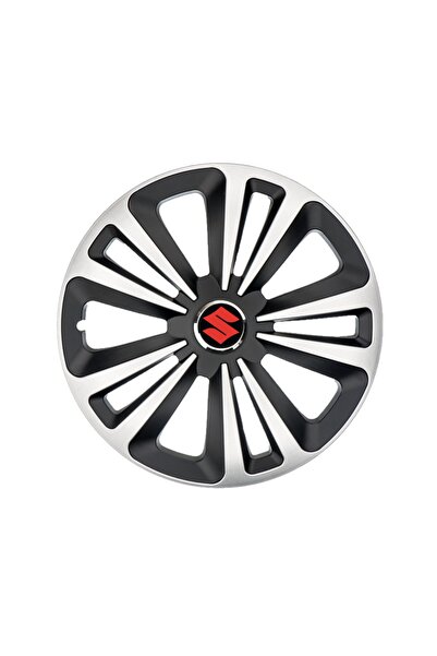 Autohelix MSA Set de 4 capace de jantă Terra Gri-Negru R16 pentru gama Suzuki