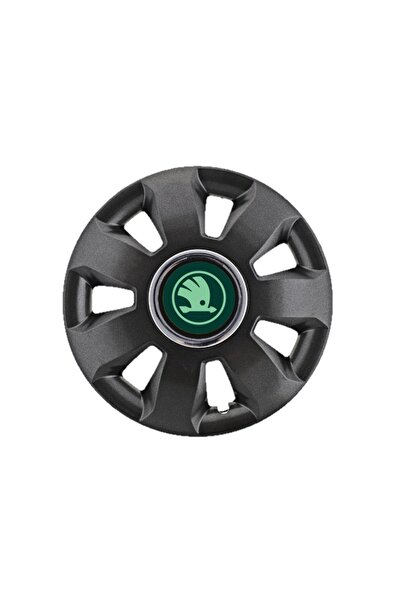 Autohelix MSA Set de 4 capace pentru jante de 16 inch, pentru Skoda Verde mod...