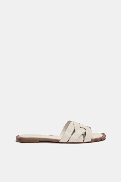 Pull & Bear Flat crossover slider sandals