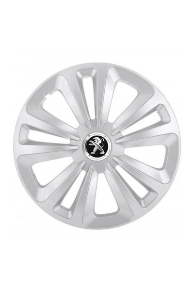 Autohelix MSA Set de 4 capace de jantă Terra Grey R15 pentru Peugeot