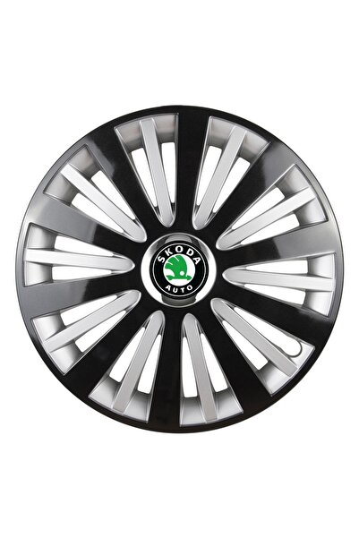 Autohelix MSA Set de 4 capace pentru roți, compatibile cu jante R14, pentru S...