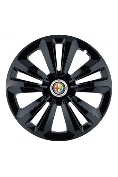 Autohelix MSA Set de 4 capace de roți Terra Black R14, pentru Alfa Romeo