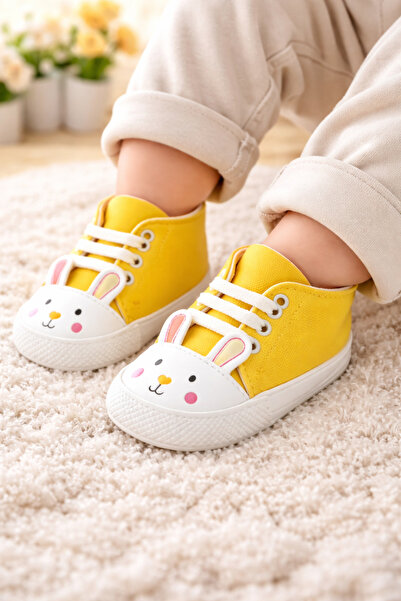 Kiçi حذاء طويل مريح من إيرست ستيب بتصميم أرنب