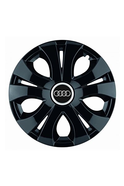 Autohelix MSA Set de 4 capace de jantă negre pentru R16, compatibile cu Audi