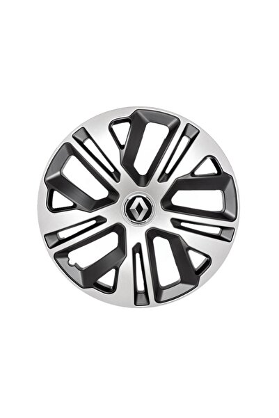 OEM Set de 4 capace de jantă Raven Grey-Black R15, pentru gama de mașini Renault