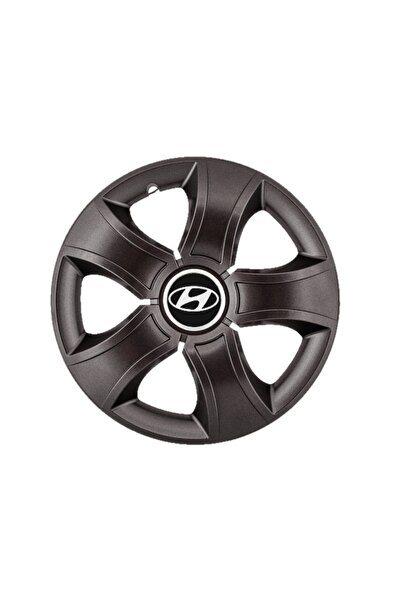 Autohelix MSA Set de 4 capace de jantă Bis Black R16 pentru gama auto Hyundai