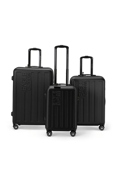 EAGLE EXPRESS طقم حقائب سفر Venture ABS - 3 قطع بعجلات صلبة (20/24/28 بوصة) -...