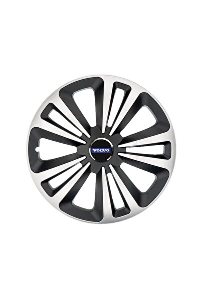 Autohelix MSA Set de 4 capace de jantă Terra Gri-Negru R16 pentru gama de maș...