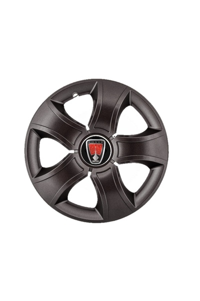 Autohelix MSA Set de 4 capace de jantă Bis Black R15 pentru gama auto Range R...