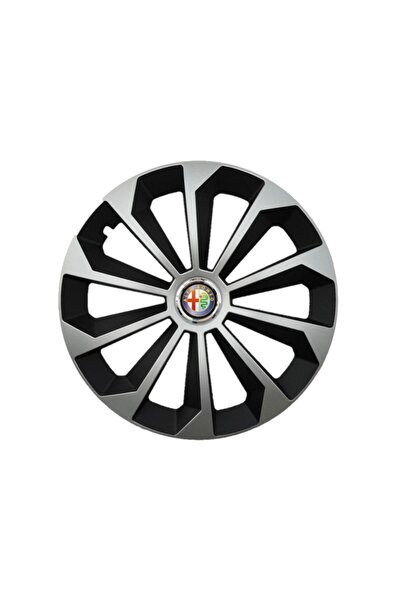 OEM Set de 4 capace de jantă Fame Gri-Negru cu inel R14, pentru gama de mașin...