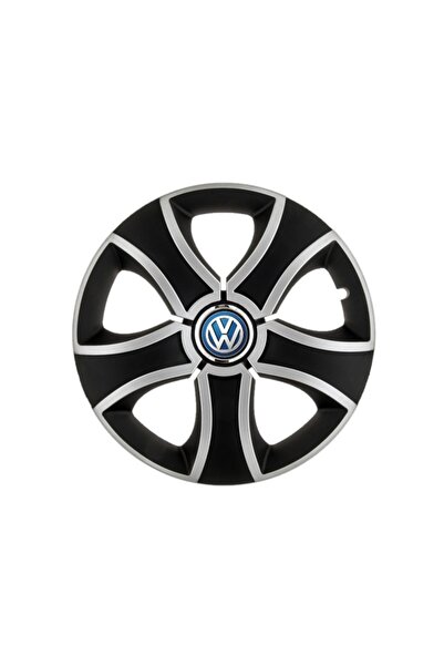 Autohelix MSA Set de 4 capace de jantă Bis Gri-Negru R14 pentru gama auto Vol...