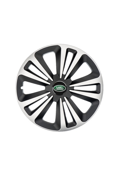 Autohelix MSA Set de 4 capace de jantă Terra Gri-Negru R16, pentru gama de ma...