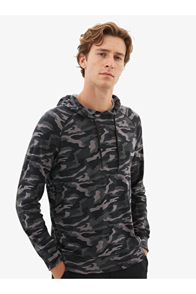 Blackspade Erkek Termal Sweatshirt 2. Seviye 7579 - Gri Baskılı