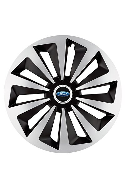 Autohelix MSA Set de 4 capace de jantă Fox Gri-Negru R17 pentru gama de mașin...