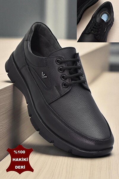 ISPARTALILAR 301 حذاء رجالي من الجلد الطبيعي مع تدليك للقدم، حذاء شتوي رجالي ...