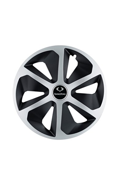 Autohelix MSA Set de 4 capace de jantă Roco Gri-Negru R13 pentru gama auto Ss...