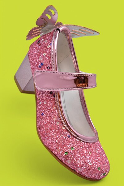 ayakkabiburada 359 Večernja haljina za devojčice Cipele sa štiklom Večernje c...