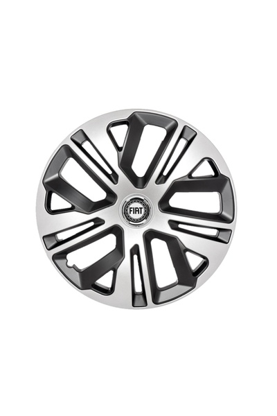 Autohelix MSA Set de 4 capace de jantă Raven Grey-Black R16, pentru gama auto...