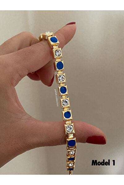 Petek Collection Colorful Beaded Gold Rail Bracelet