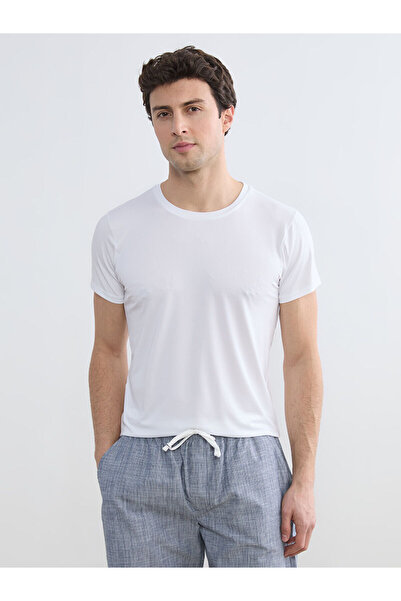 LC Waikiki Create Your Style White Crew Neck Men's Underwear Tank Top from Uz...