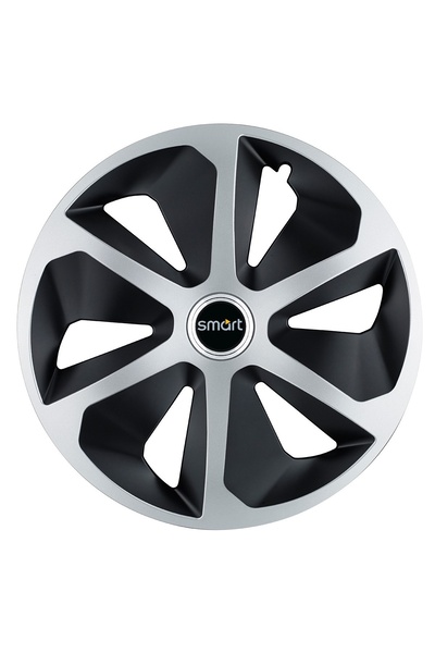 Autohelix MSA Set de 4 capace de jantă Roco Gri-Negru R17 pentru gama de mași...