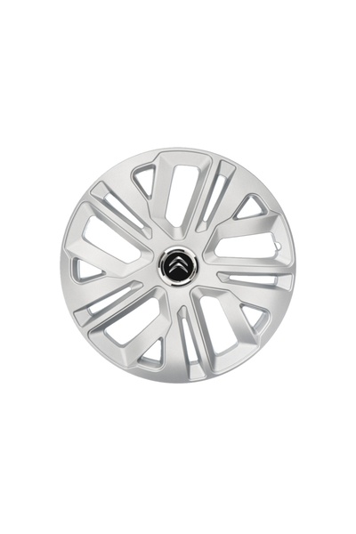 OEM Set de 4 capace de jantă Raven Grey R14, pentru gama de mașini Citroen