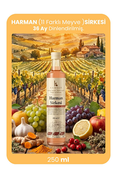 Kamber Doğadan Sağlığa Harman Sirkesi %100 Doğal Fermente 250 ml