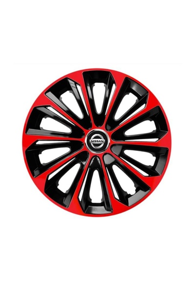 Autohelix MSA Set de 4 capace de jantă extra rezistente roșii R14 pentru gama...