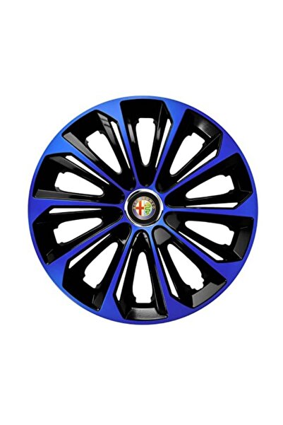 Autohelix MSA Set de 4 capace de jantă extra rezistente albastre R14 pentru g...