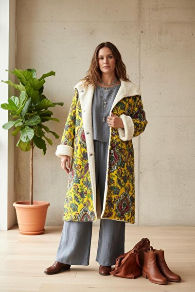 Su Koleksiyon Fairy Tale Coat - Design Coat - Plush Coat