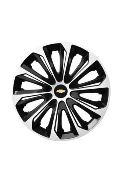 Autohelix MSA Set de 4 capace de jantă argintii R14 extra rezistente pentru g...