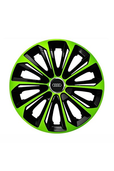 Autohelix MSA Set de 4 capace pentru roți extra rezistente, verzi, R16, pentr...