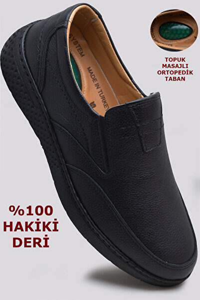 ISPARTALILAR TAB7575 Ortopedik Hakiki Deri Mevsimlik Kışlık Erkek Ayakkabı Ca...