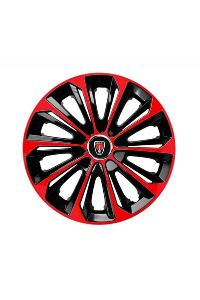 Autohelix MSA Set de 4 capace de jantă extra rezistente roșii R15 pentru gama...