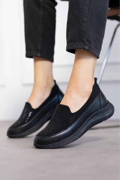 ISPARTALILAR Stretch Stone Gel Talpă Ortopedică Pantofi de damă de zi cu zi B...