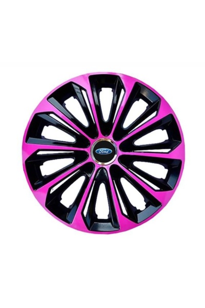 Autohelix MSA Set de 4 capace de jantă roz R16 extra rezistente pentru gama d...