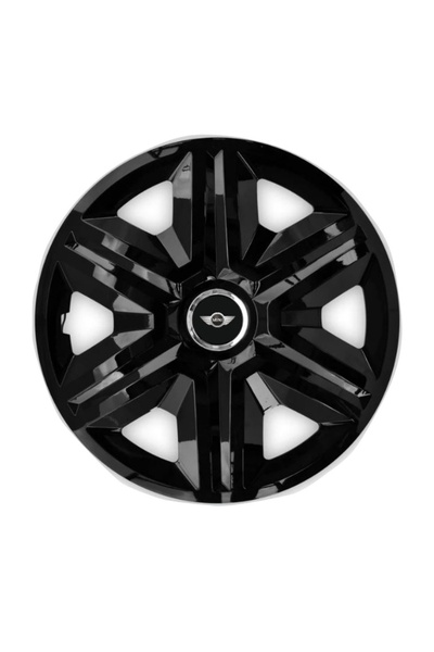 Autohelix MSA Set de 4 capace de roată rapide negre R15 pentru gama auto Mini...