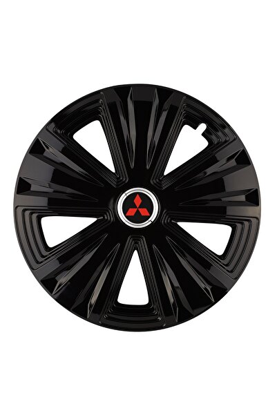 Autohelix MSA Set de 4 capace de jantă Glory negre R15 pentru gama auto Mitsu...
