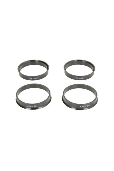 OEM Set de 4 inele de centrare Rim 58.1/54.1