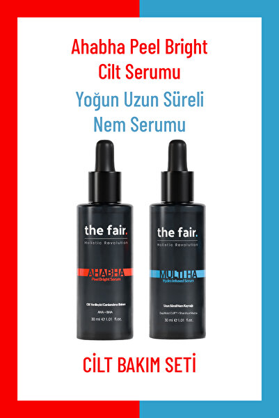 the fair. Nem Destekli Leke Gözenek ve Kırışıklık Karşıtı Vegan Bakım Seti