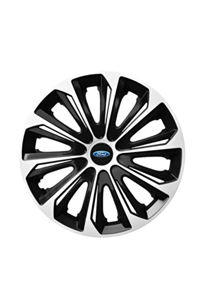 Autohelix MSA Set de 4 capace de jantă argintii extra rezistente R14 pentru g...