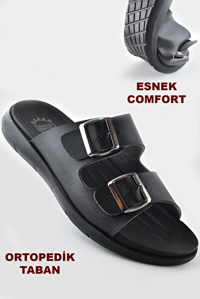 ISPARTALILAR 6062 FULL ortopedic zilnic Papuci pentru bărbați Sandale Gezer P...