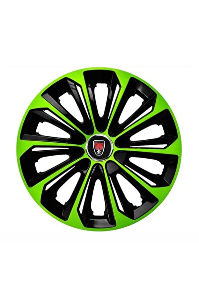 Autohelix MSA Set de 4 capace de jantă R14 verzi extra rezistente pentru gama...