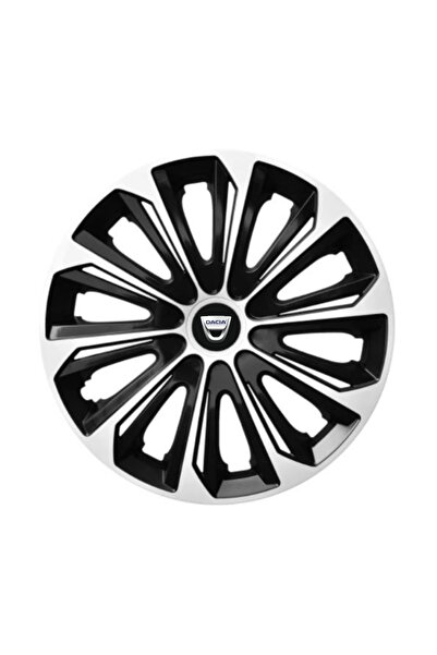 Autohelix MSA Set de 4 capace de jantă argintii extra rezistente R15 pentru g...